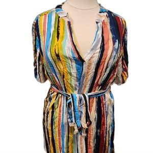 NWOT Casual Dress Shein size 3X stripes